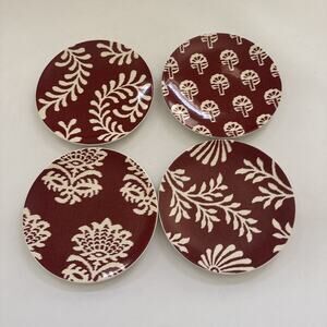 Williams Sonoma Salad Plates Pachar Mix & Match 8.5”‎ Set of 4 Fall